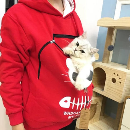 Pull d'Étreinte pour Animaux | Confort en Coton avec Poche Amovible