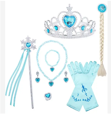 Robe de Princesse Halloween Fille | Costume Long Pailleté et Confortable