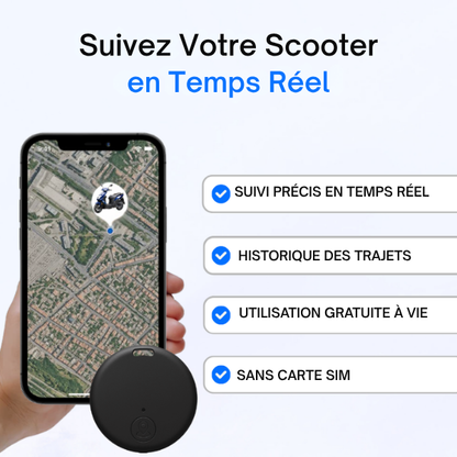 Helvia – Traceur GPS Scooter Sans Abonnement | Suivi en Temps Réel sur Smartphone (Android & iOS)