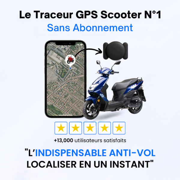 Helvia – Traceur GPS Scooter Sans Abonnement | Suivi en Temps Réel sur Smartphone (Android & iOS)