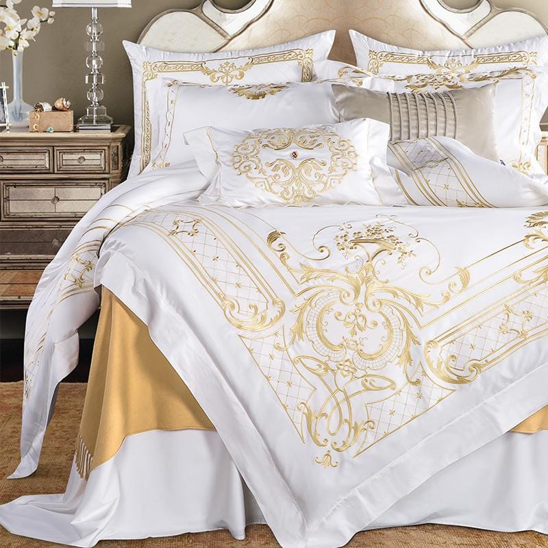 Literie de Luxe en Coton Égyptien | Glamour et Élégance pour Votre Chambre