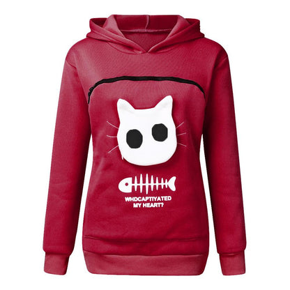 Pull d'Étreinte pour Animaux | Confort en Coton avec Poche Amovible