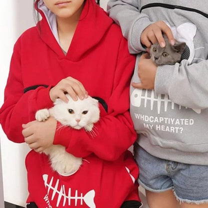 Pull d'Étreinte pour Animaux | Confort en Coton avec Poche Amovible