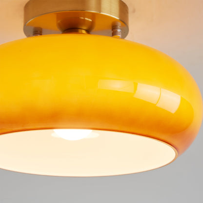 Plafonnier Élégant en Verre | Éclairage Intime et Ambiance Cosy