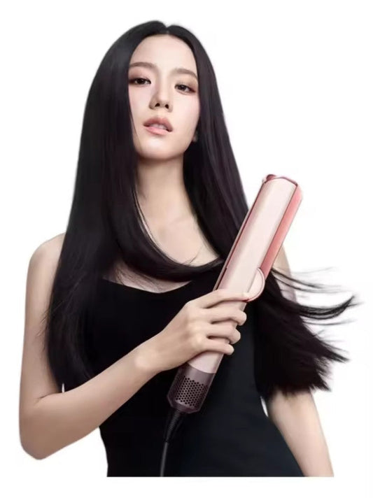 Sèche-Cheveux Lisseur 2-en-1 | Coiffage Rapide et Sans Frisottis