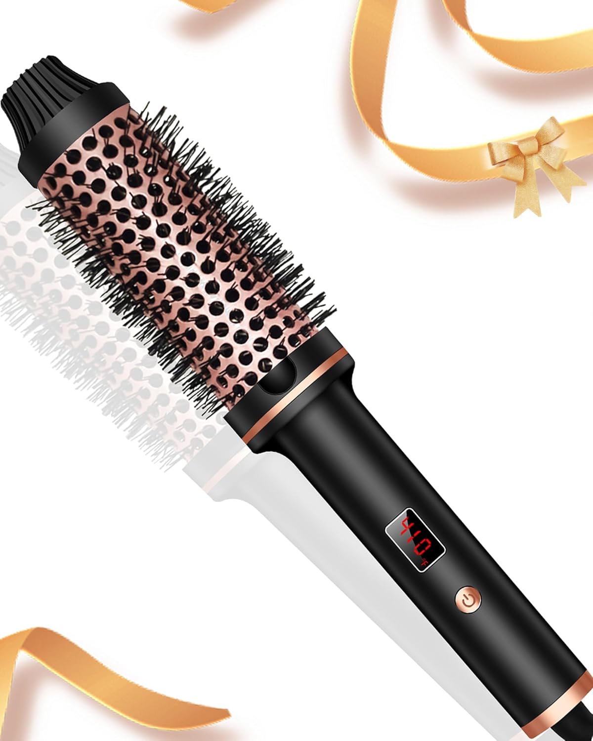 Brosse à Friser Chauffante | Coiffage Sûr et Sans Effort