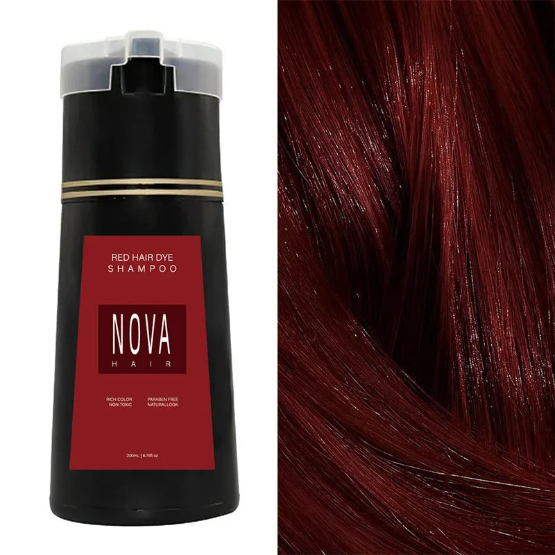 Shampooing Colorant Rapide Sans Ammoniaque | Transformation Éclatante en 10 Minutes