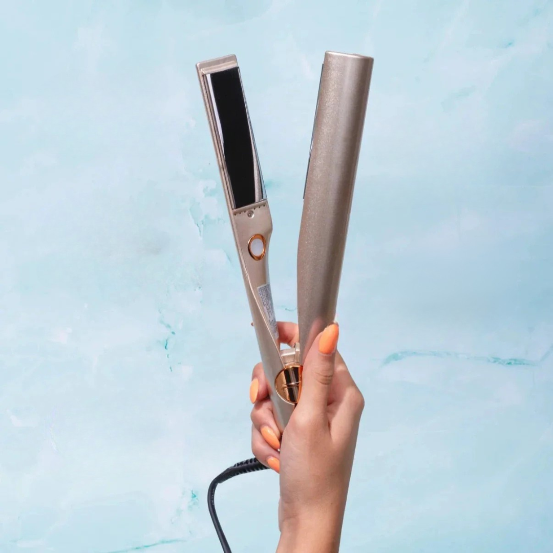 Stylo de Cheveux 2-en-1 | Coiffage Lisse et Brillant Sans Frisottis