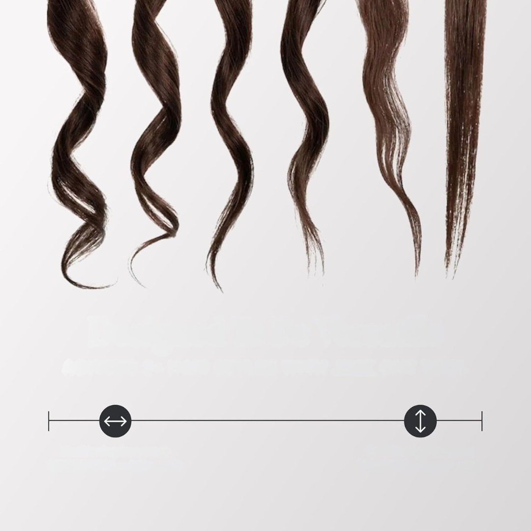 Stylo de Cheveux 2-en-1 | Coiffage Lisse et Brillant Sans Frisottis