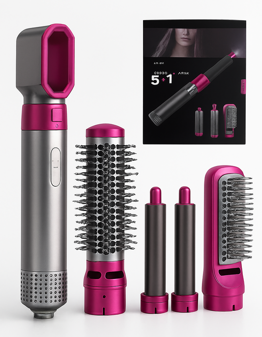 Styler Capillaire 5-en-1 | Coiffage Rapide et Résultats de Salon