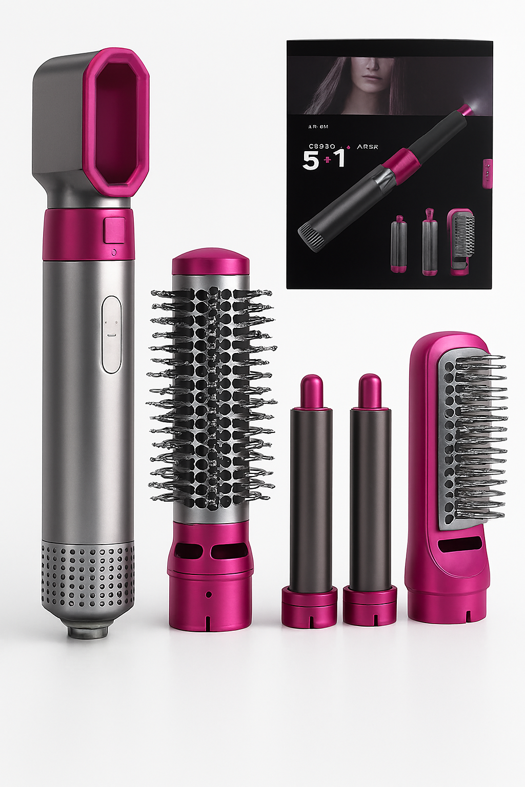 Styler Capillaire 5-en-1 | Coiffage Rapide et Résultats de Salon