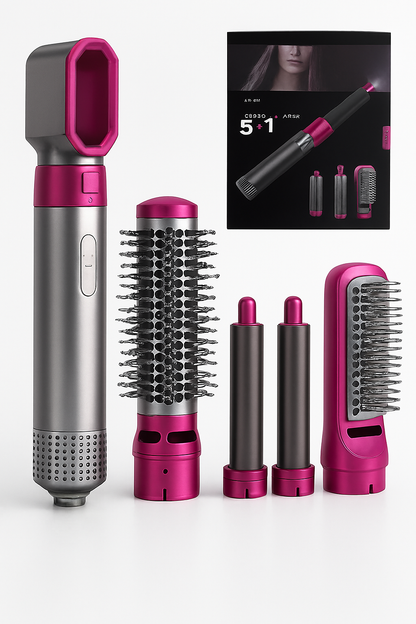 Styler Capillaire 5-en-1 | Coiffage Rapide et Résultats de Salon