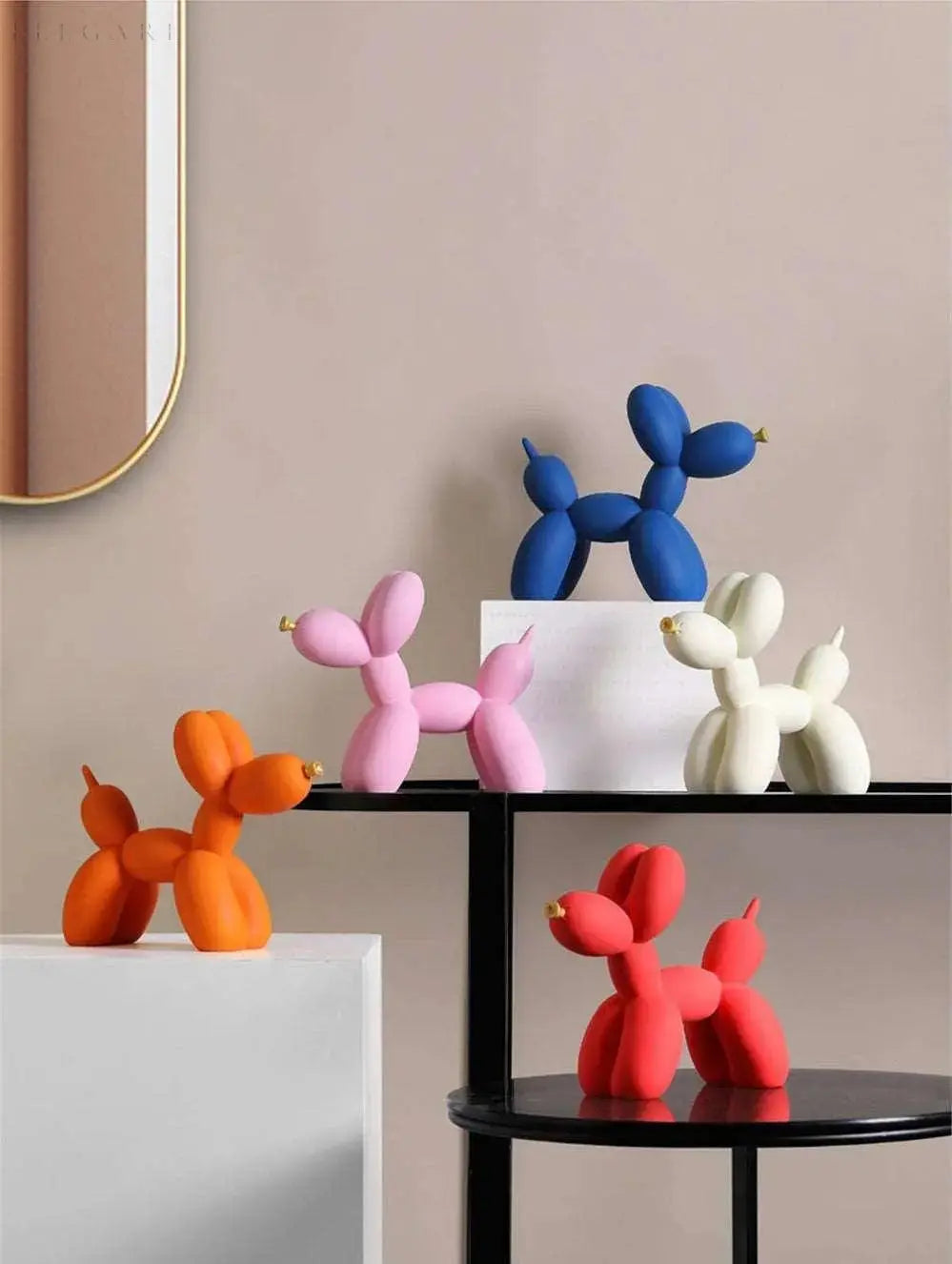 Sculpture de Ballon en Résine | Élégante Décoration Ludiques pour Intérieur