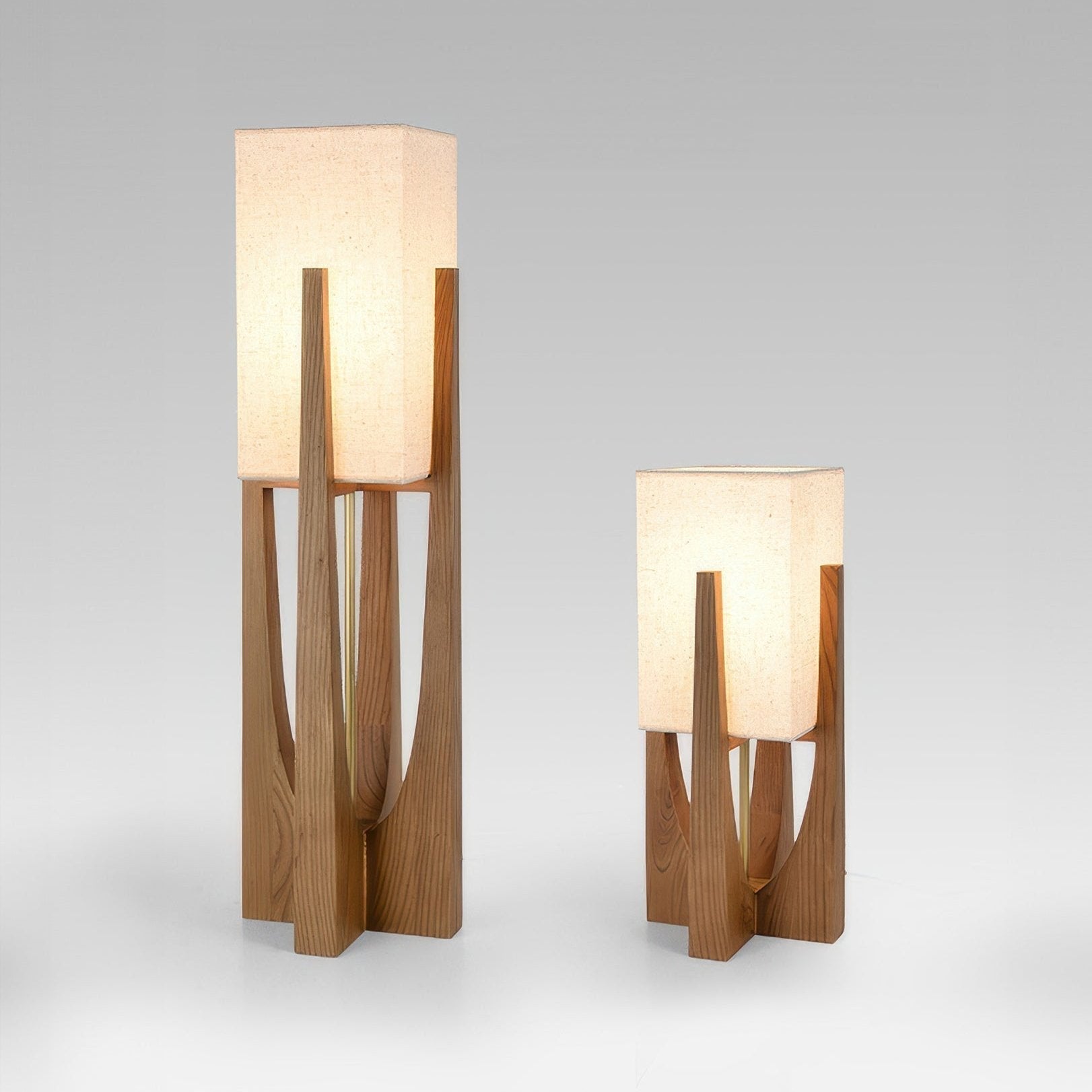 Lampe sur Pied Wabi Sabi Japonaise | Élégance Naturelle et Atmosphère Chaleureuse