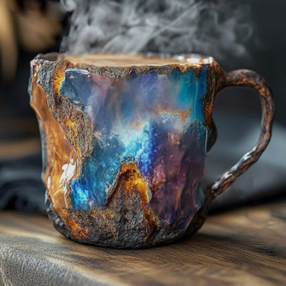Mug en Cristal Minéral Isolé | Design Unique et Pratique au Quotidien