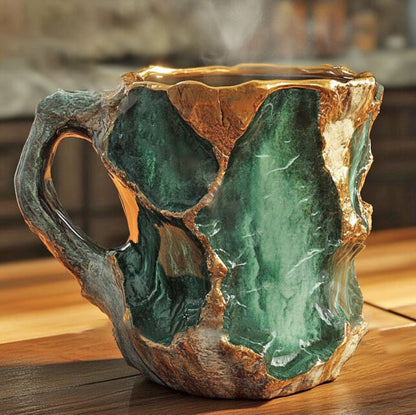 Mug en Cristal Minéral Isolé | Design Unique et Pratique au Quotidien