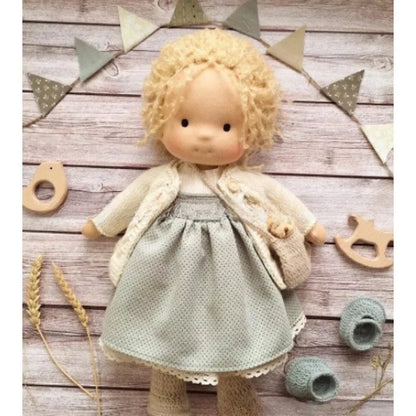 Poupée en Coton Doux Fait Main | Cadeau Kawaii dans Boîte en Tissu