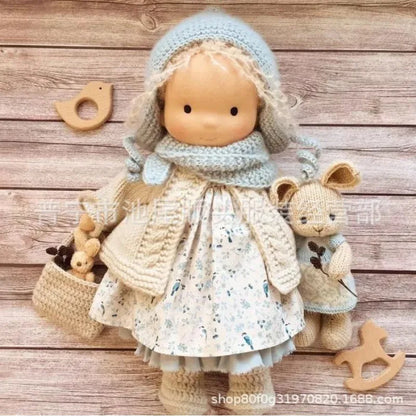 Poupée en Coton Doux Fait Main | Cadeau Kawaii dans Boîte en Tissu