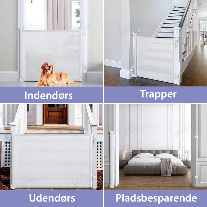 Barrière de Sécurité Rétractable | Protection Élégante pour Enfants et Animaux