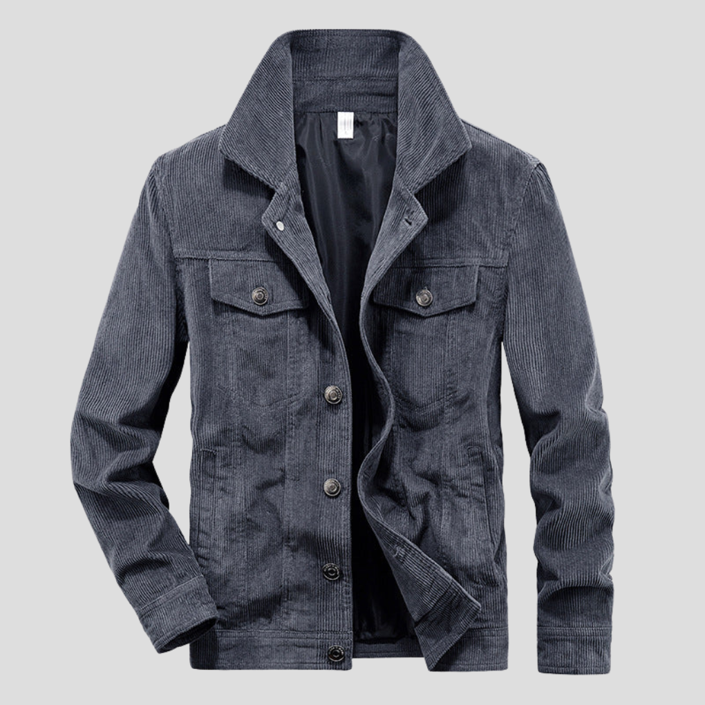 Veste en Velours Côtelé pour Homme | Coupe Slim et Style Élégant