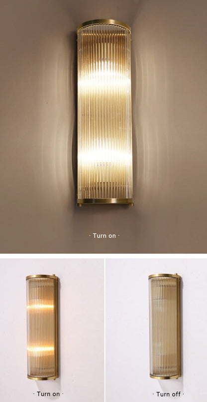 Lampe Murale en Cuivre Élégante | Éclairage Luxueux et Fonctionnel