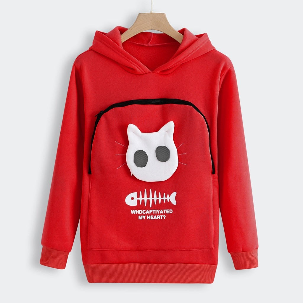Pull d'Étreinte pour Animaux | Confort en Coton avec Poche Amovible
