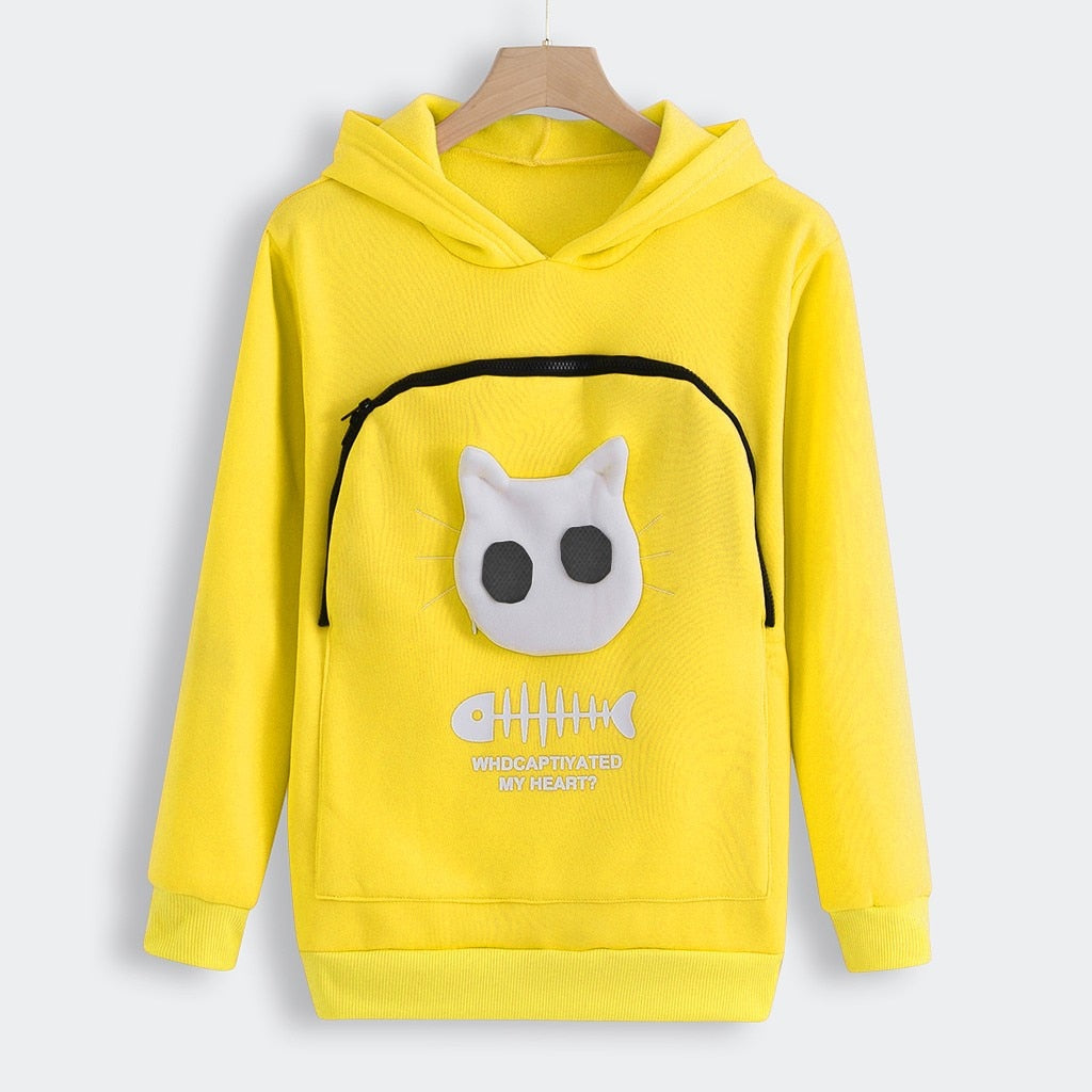 Pull d'Étreinte pour Animaux | Confort en Coton avec Poche Amovible