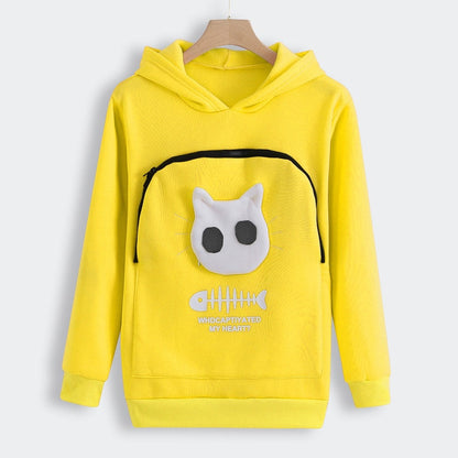 Pull d'Étreinte pour Animaux | Confort en Coton avec Poche Amovible