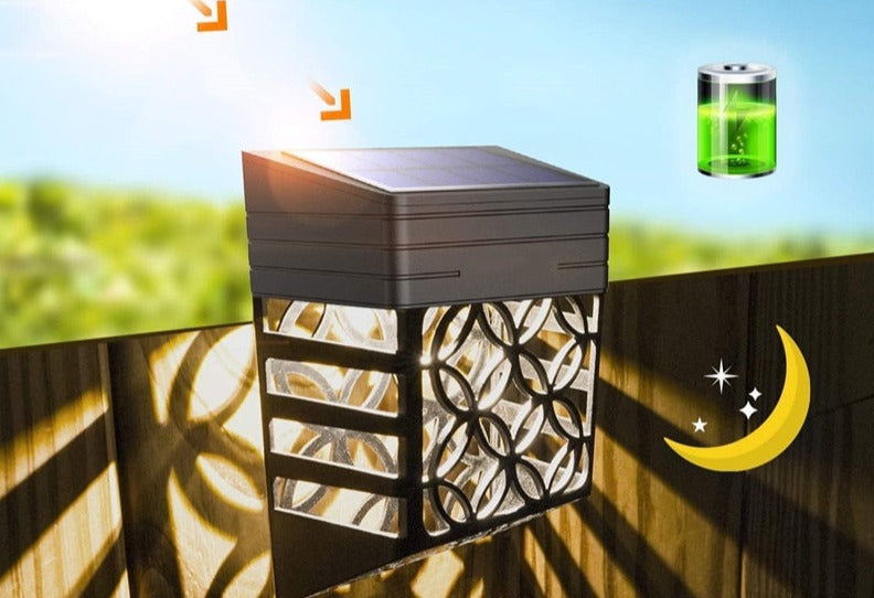 Lampe Solaire de Jardin Économique | Éclairage Automatique et Résistant aux Intempéries
