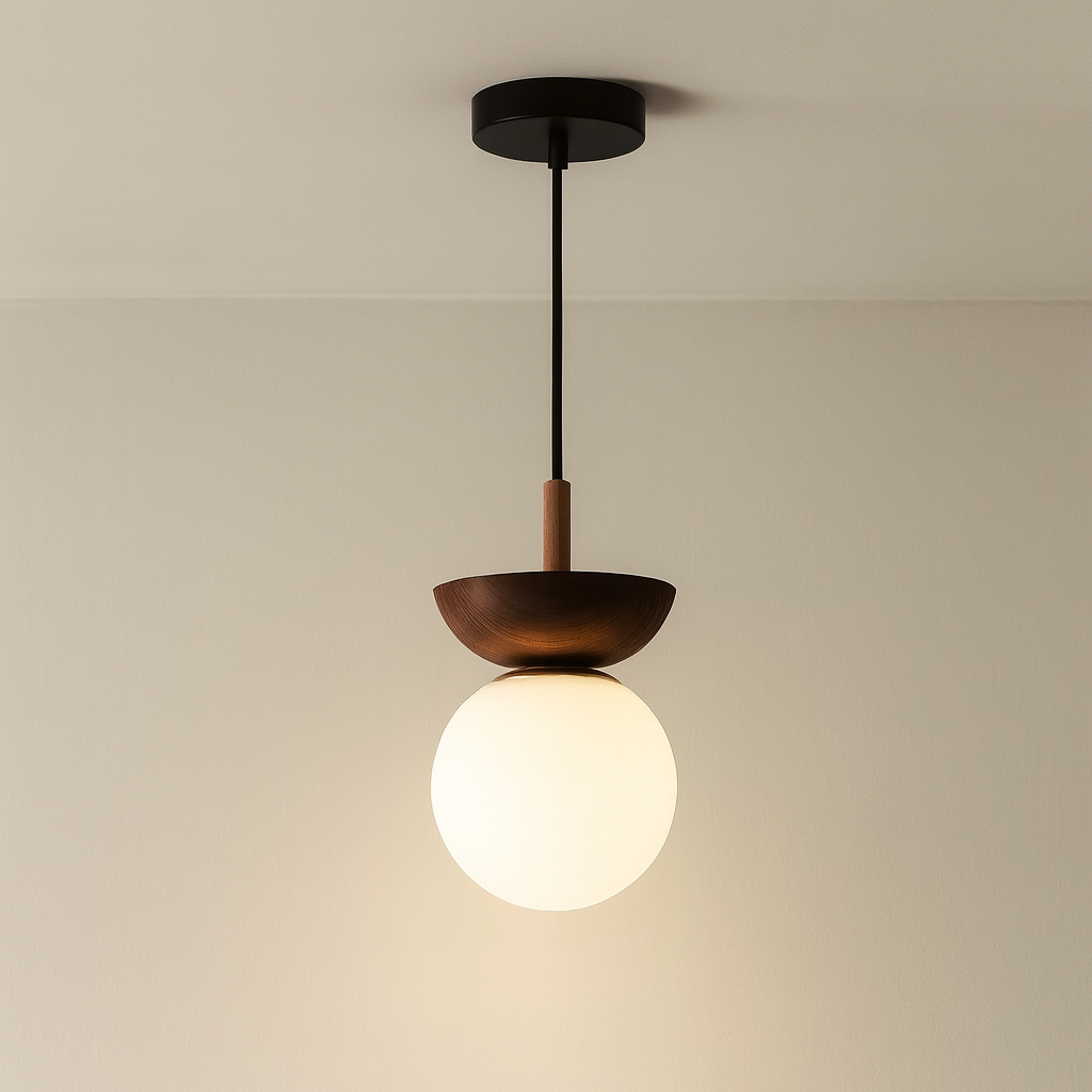 Lampe Suspendue Japonaise Nordique | Design Épuré et Atmosphère Apaisante