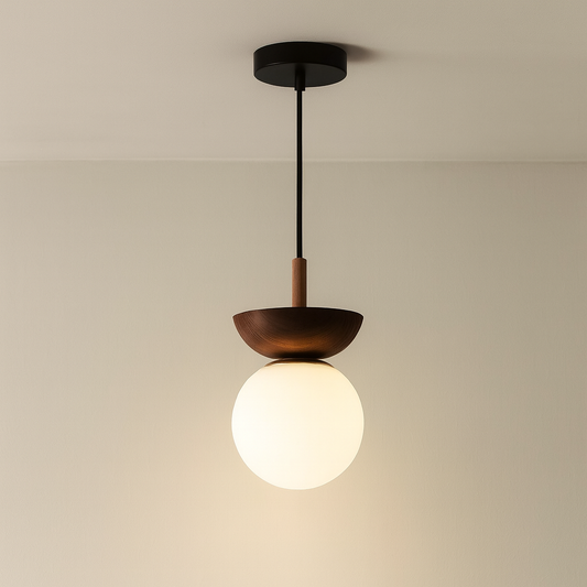 Lampe Suspendue Japonaise Nordique | Design Épuré et Atmosphère Apaisante