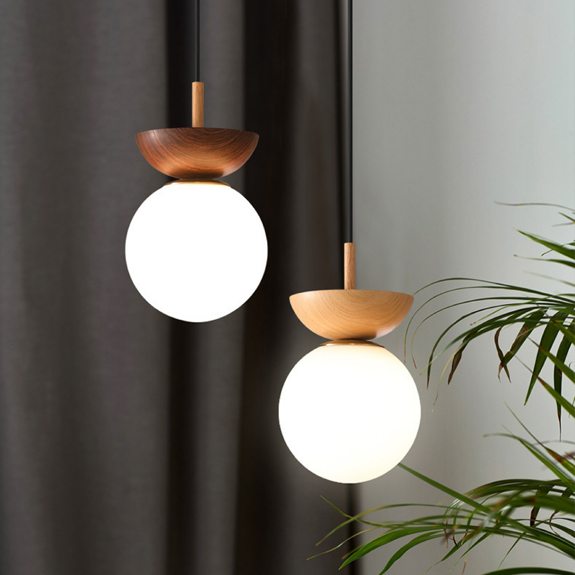 Lampe Suspendue Japonaise Nordique | Design Épuré et Atmosphère Apaisante