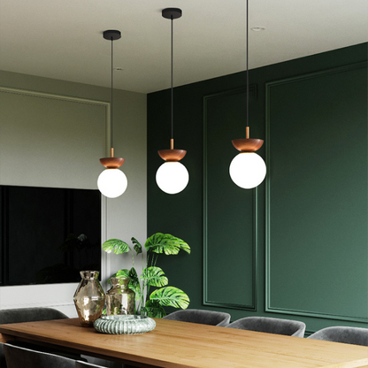 Lampe Suspendue Japonaise Nordique | Design Épuré et Atmosphère Apaisante