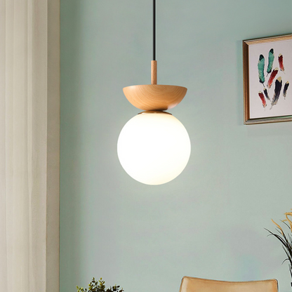 Lampe Suspendue Japonaise Nordique | Design Épuré et Atmosphère Apaisante