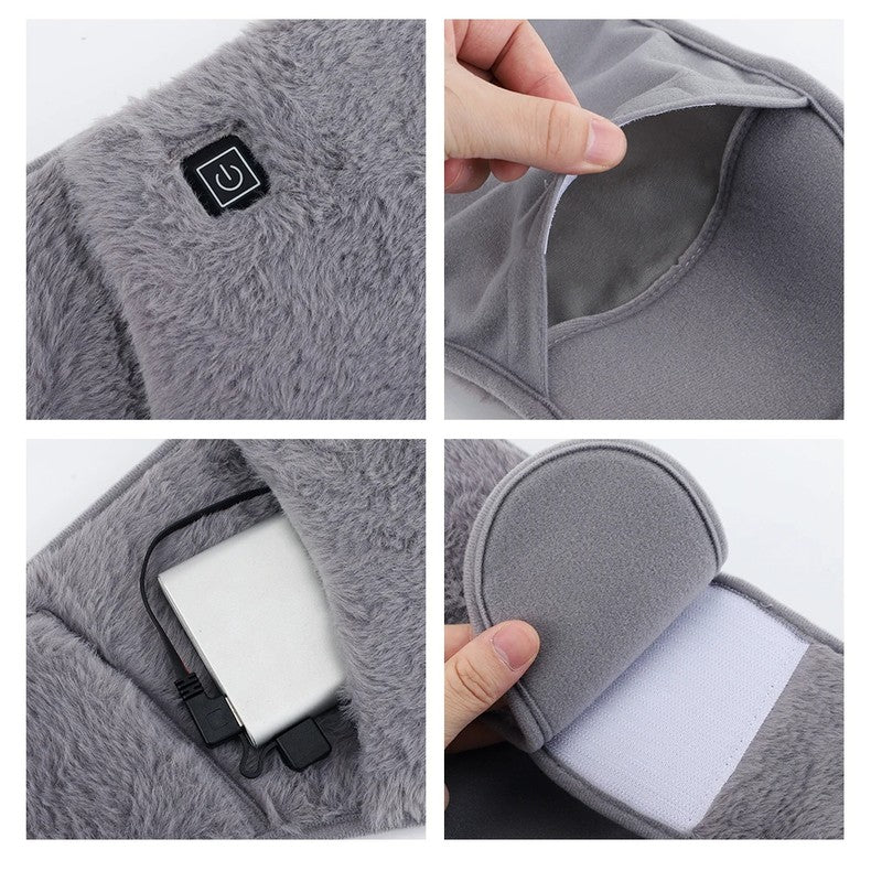 Ceinture Chauffante USB pour Soulagement de la Douleur | Douceur et Chaleur Réglable en Déplacement
