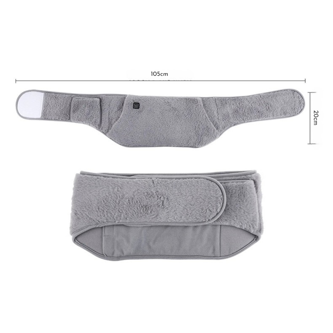 Ceinture Chauffante USB pour Soulagement de la Douleur | Douceur et Chaleur Réglable en Déplacement