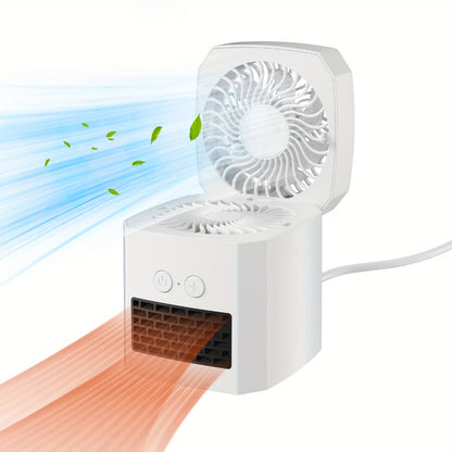 Chauffage et Ventilateur Électrique Portable | Confort Toute l'Année en Bureau