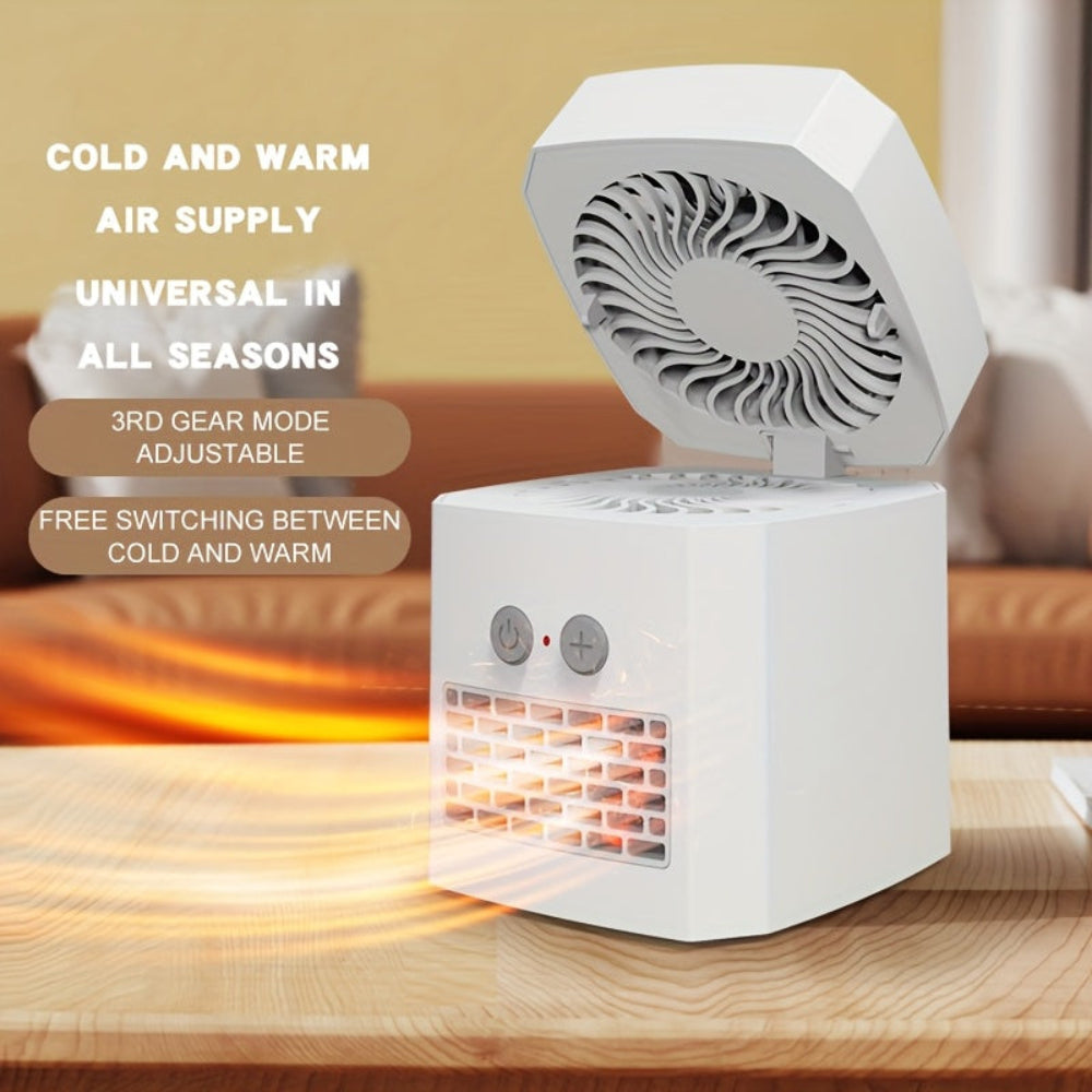 Chauffage et Ventilateur Électrique Portable | Confort Toute l'Année en Bureau
