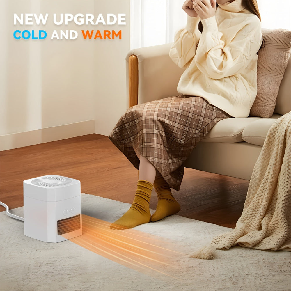 Chauffage et Ventilateur Électrique Portable | Confort Toute l'Année en Bureau