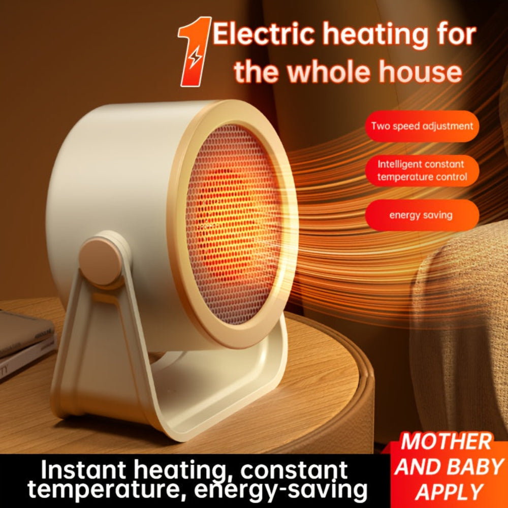 Chauffage d'appoint Électrique Portable | Chaleur Rapide et Silencieuse