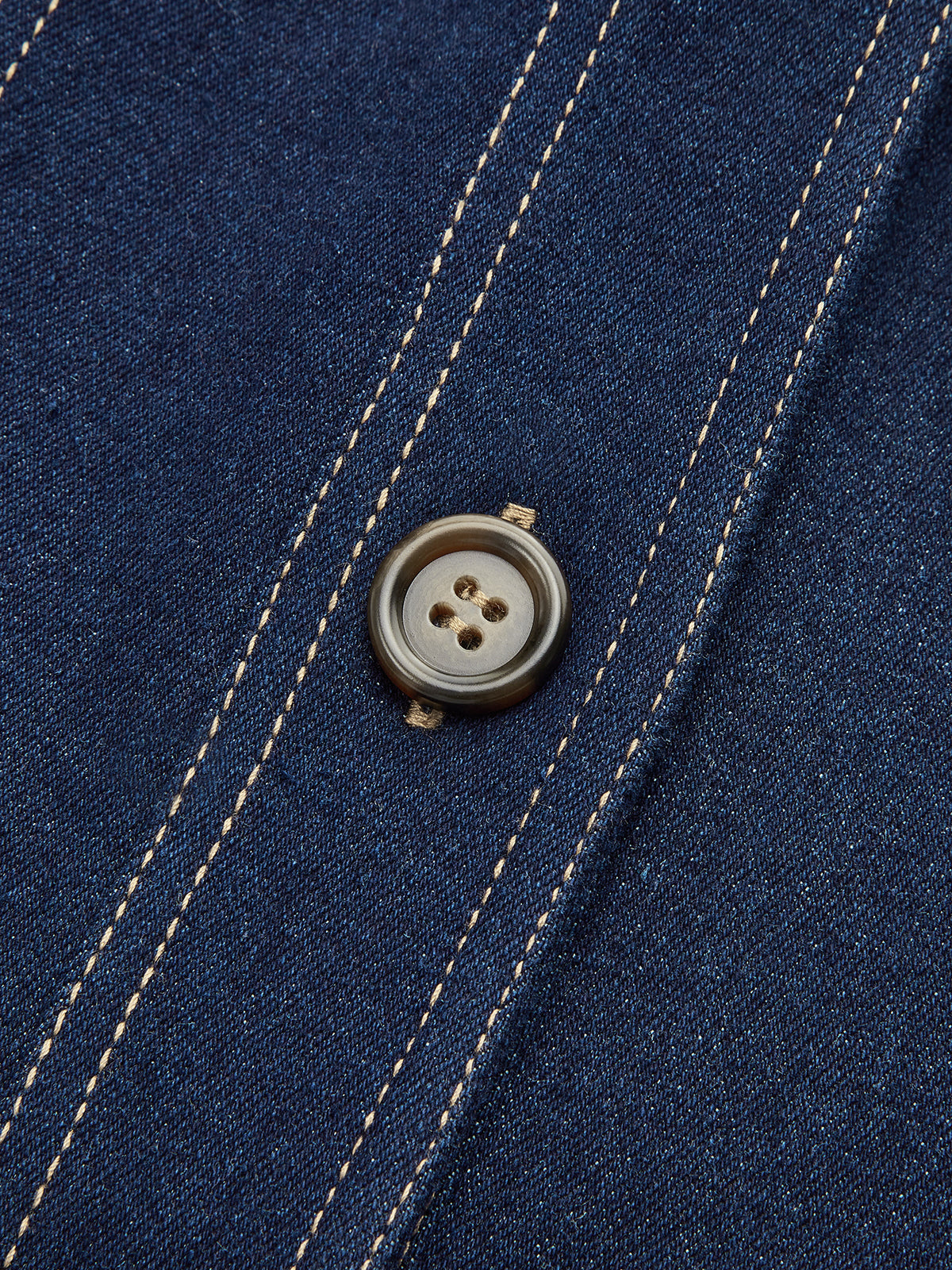 Veste en Denim pour Femme | Couture Contrastée et Confort Élastique
