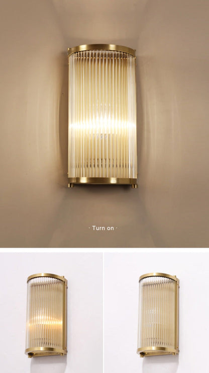 Lampe Murale en Cuivre Élégante | Éclairage Luxueux et Fonctionnel