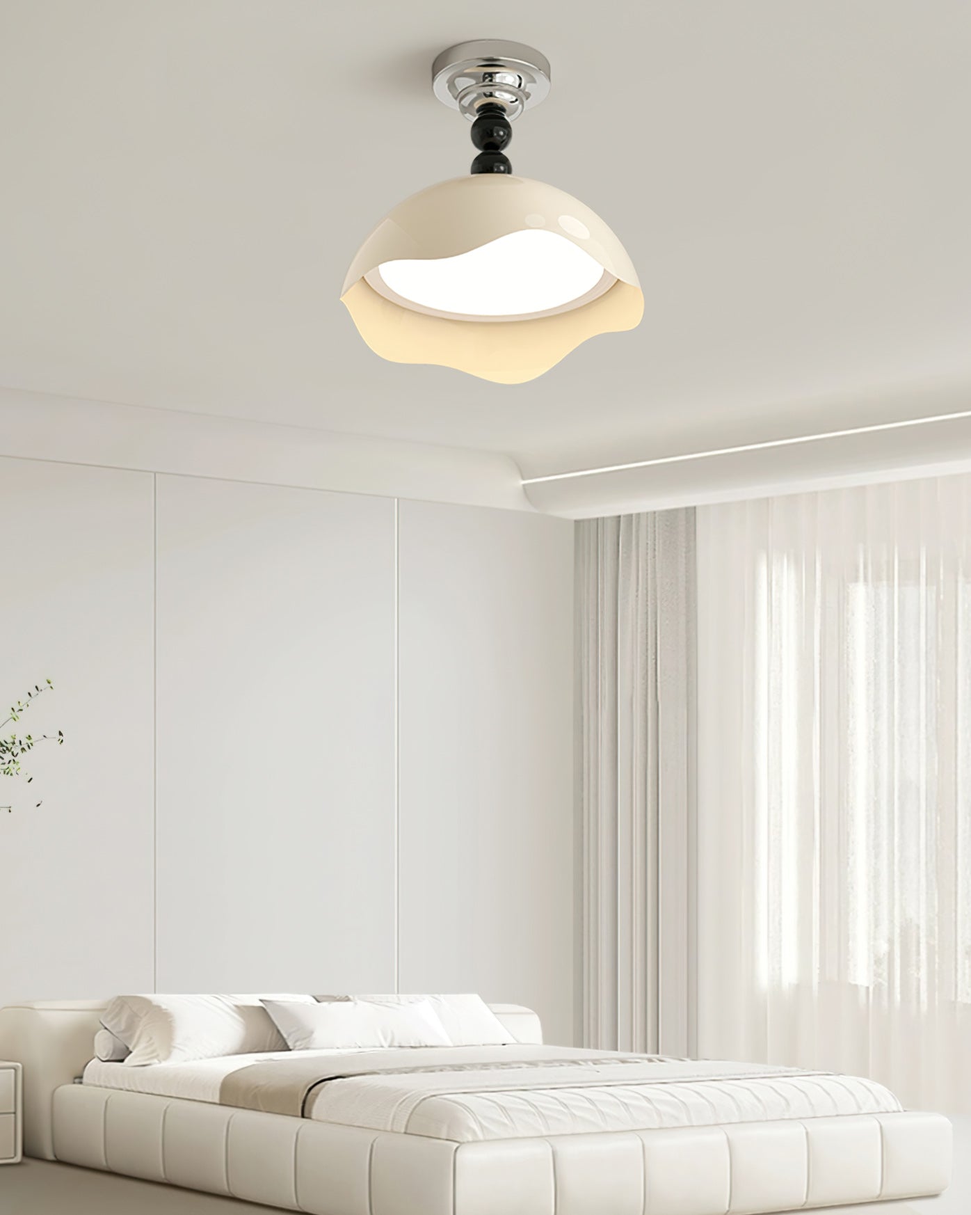 Plafonnier Moderne en Métal | Éclairage Élégant et Atmosphère Chaleureuse