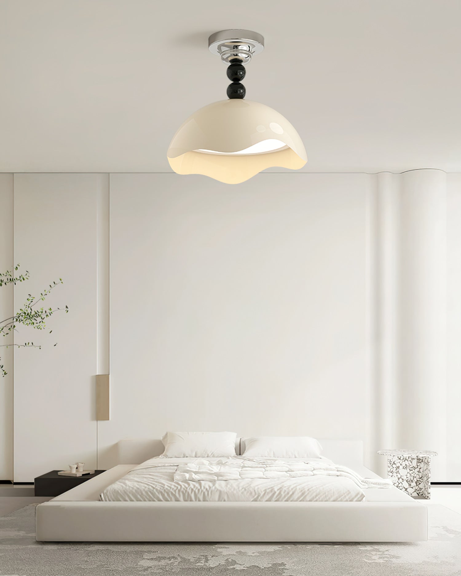 Plafonnier Moderne en Métal | Éclairage Élégant et Atmosphère Chaleureuse