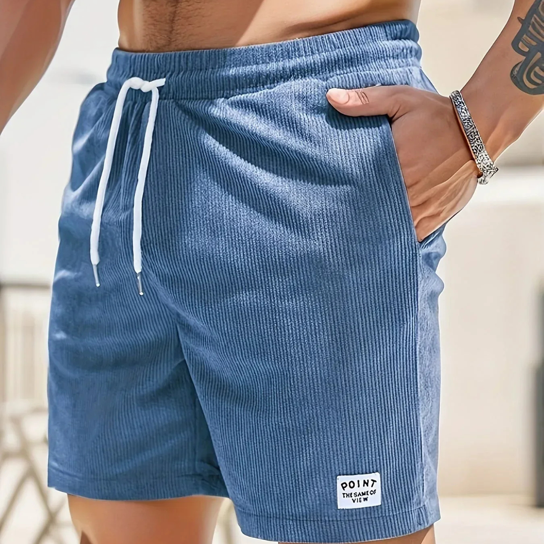 Shorts en Velours Côtelé Élastique | Confort et Style Intemporel