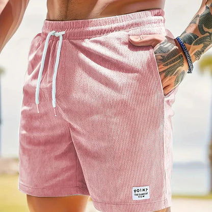 Shorts en Velours Côtelé Élastique | Confort et Style Intemporel
