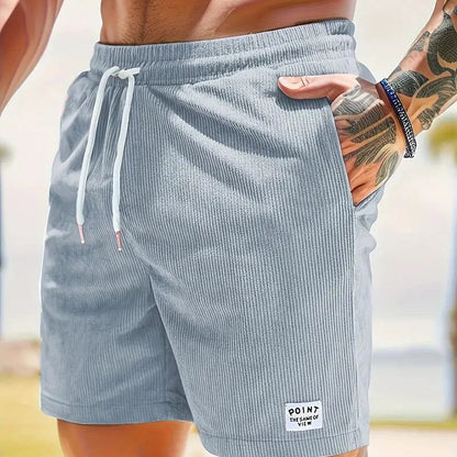 Shorts en Velours Côtelé Élastique | Confort et Style Intemporel