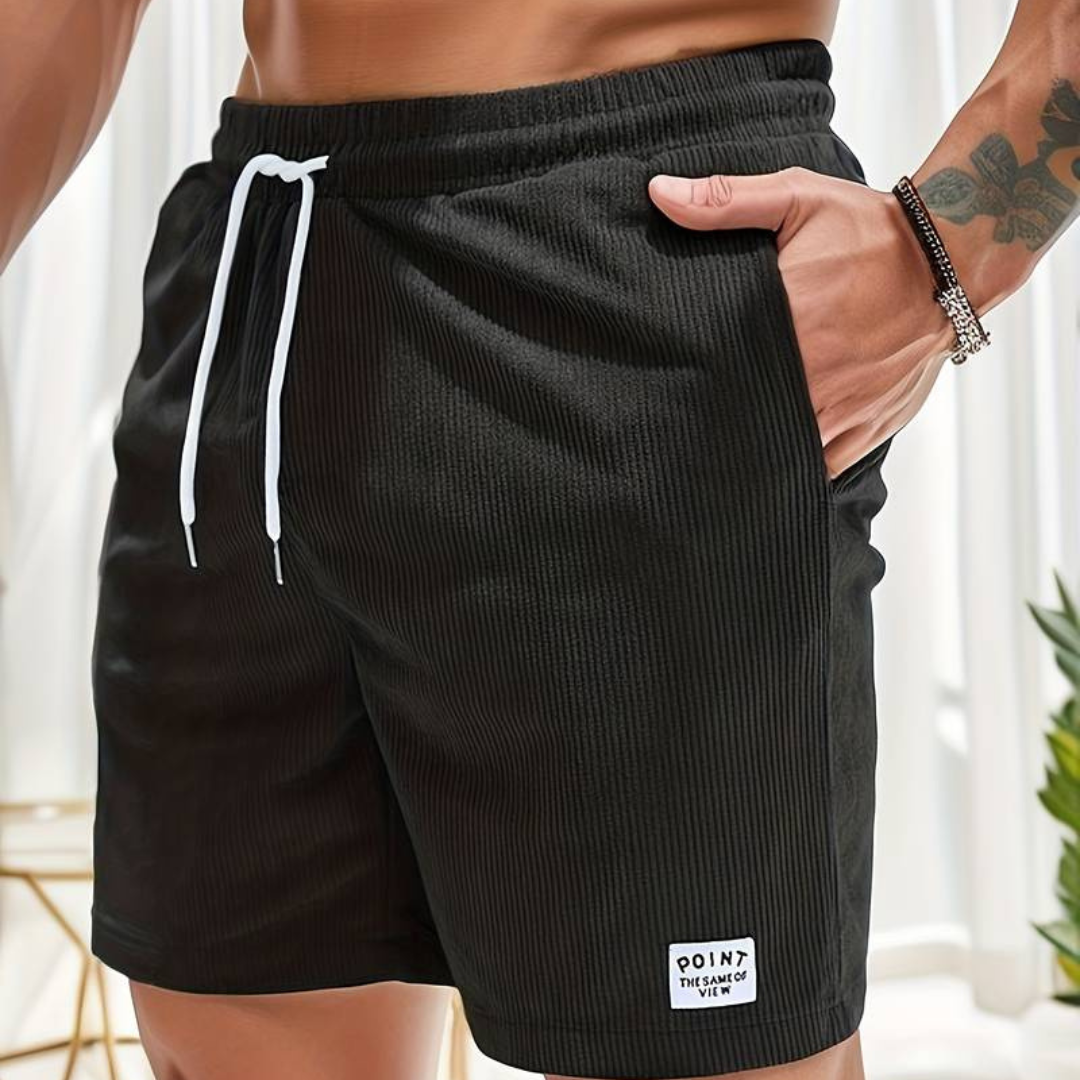 Shorts en Velours Côtelé Élastique | Confort et Style Intemporel