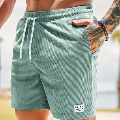 Shorts en Velours Côtelé Élastique | Confort et Style Intemporel