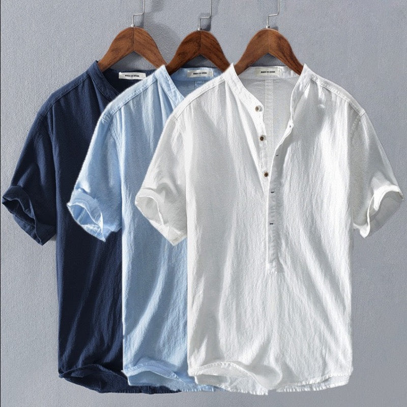 Chemise d'été légère en Lin | Confort et Élégance pour Jours Chauds